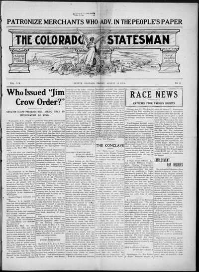Colorado Statesman, Aug 15, 1913