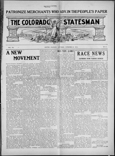 Colorado Statesman, Nov 22, 1913