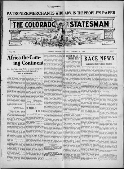 Colorado Statesman, Feb 28, 1914