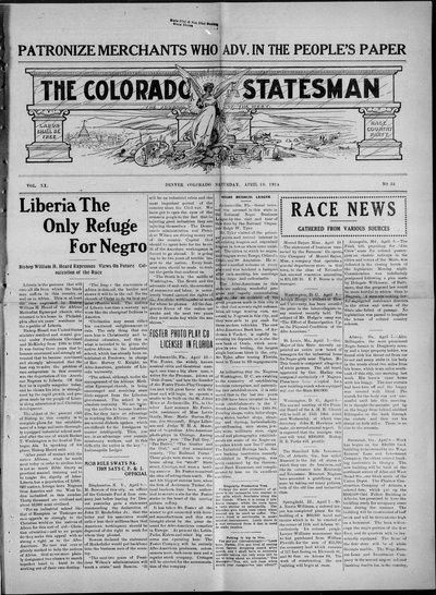 Colorado Statesman, Apr 18, 1914