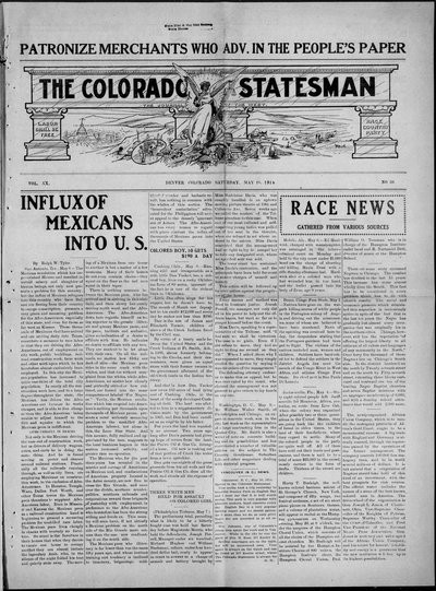 Colorado Statesman, May 16, 1914