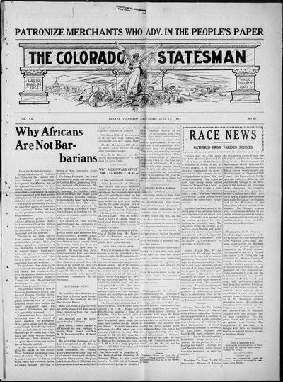 Colorado Statesman, Jun 13, 1914