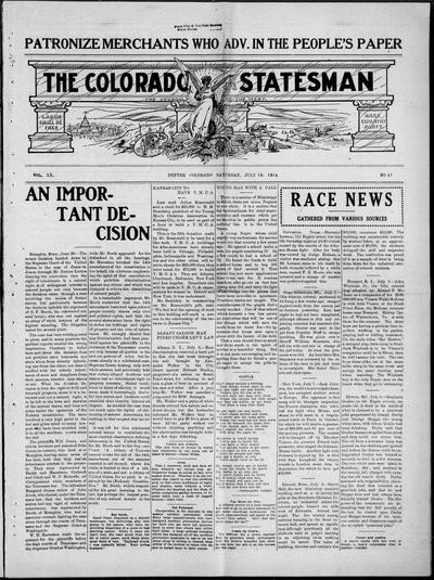 Colorado Statesman, Jul 18, 1914