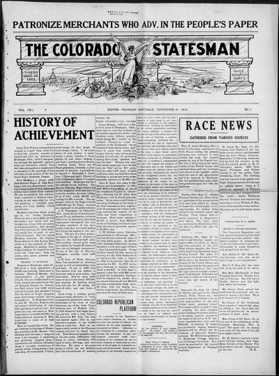 Colorado Statesman, Sep 26, 1914