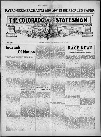 Colorado Statesman, Nov 21, 1914