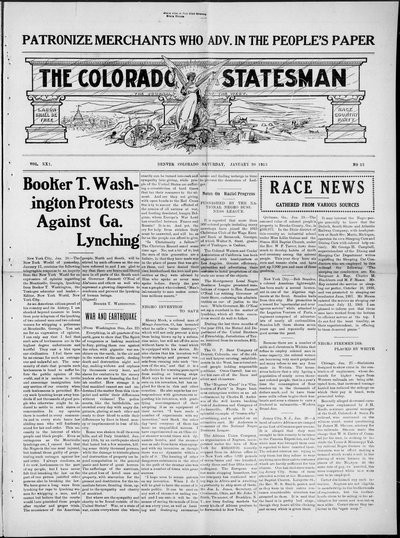 Colorado Statesman, Jan 30, 1915