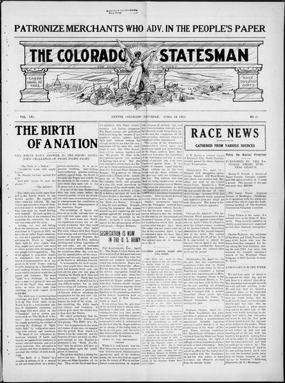 Colorado Statesman, Apr 24, 1915
