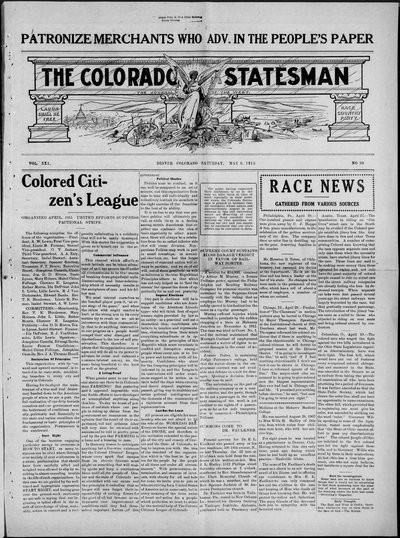 Colorado Statesman, May 8, 1915