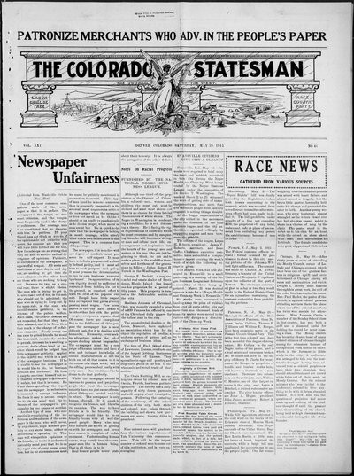 Colorado Statesman, May 29, 1915