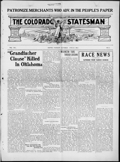 Colorado Statesman, Jun 26, 1915
