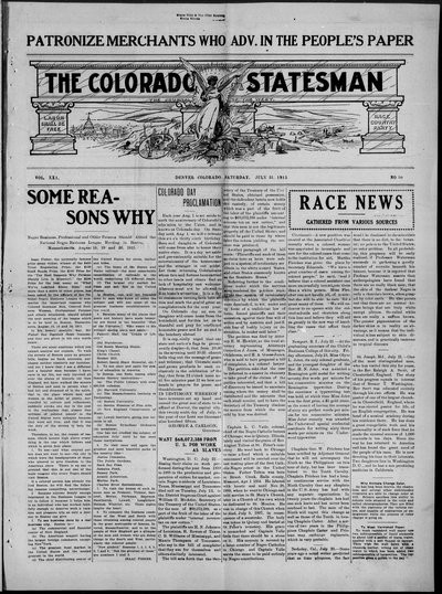 Colorado Statesman, Jul 31, 1915