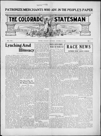 Colorado Statesman, Oct 30, 1915