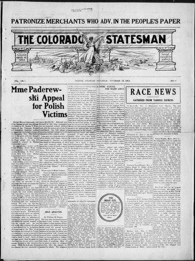 Colorado Statesman, Nov 13, 1915
