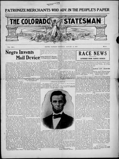 Colorado Statesman, Jan 15, 1916