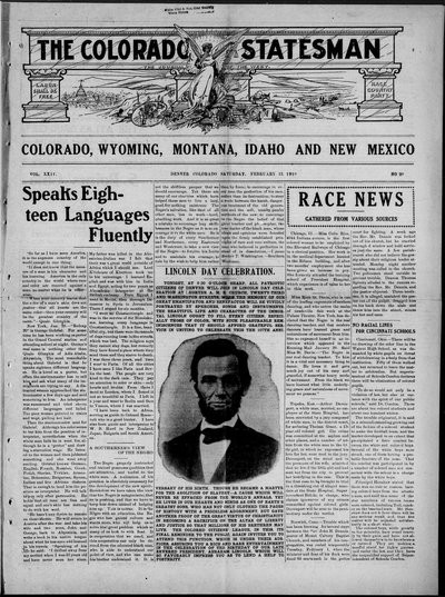 Colorado Statesman, Feb 12, 1916