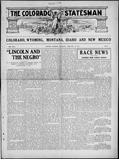 Colorado Statesman, Feb 19, 1916