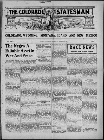Colorado Statesman, Mar 25, 1916