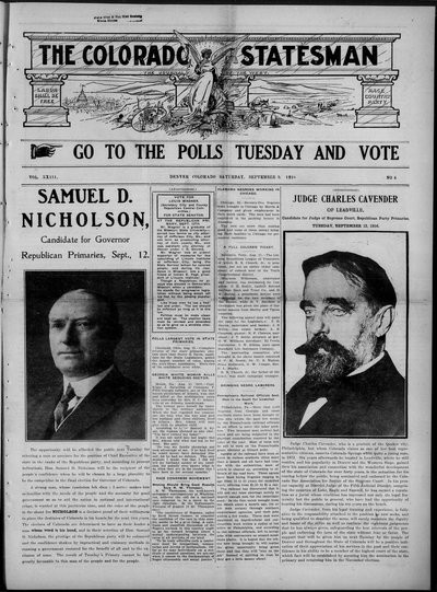 Colorado Statesman, Sep 9, 1916