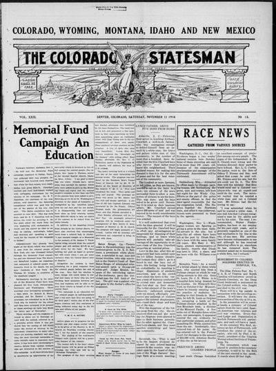 Colorado Statesman, Nov 11, 1916