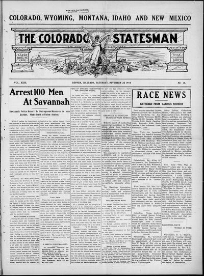 Colorado Statesman, Nov 25, 1916