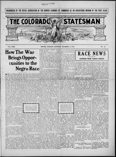 Colorado Statesman, Dec 16, 1916
