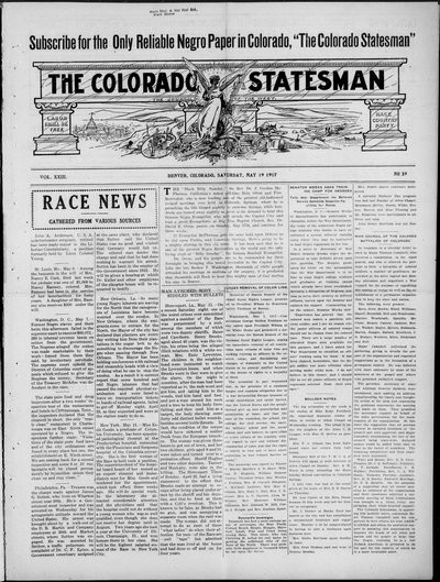 Colorado Statesman, May 19, 1917