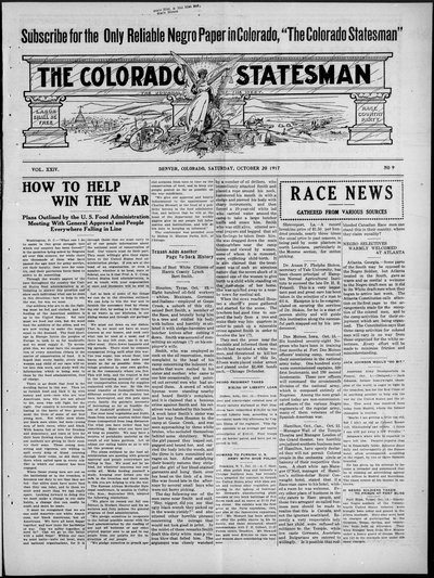 Colorado Statesman, Oct 20, 1917