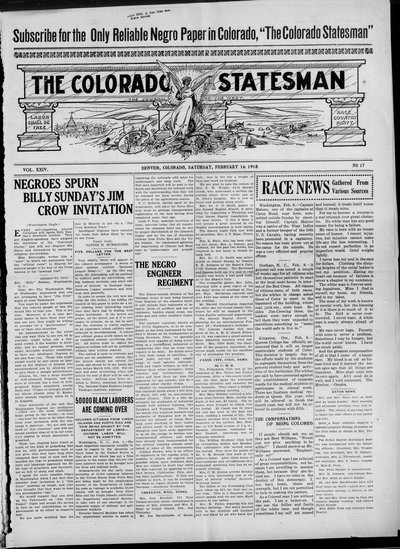 Colorado Statesman, Feb 16, 1918