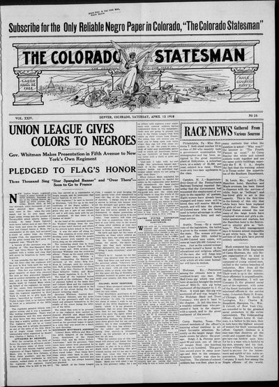 Colorado Statesman, Apr 13, 1918