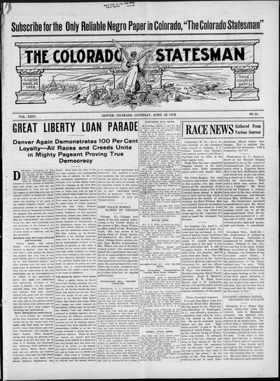 Colorado Statesman, Apr 20, 1918