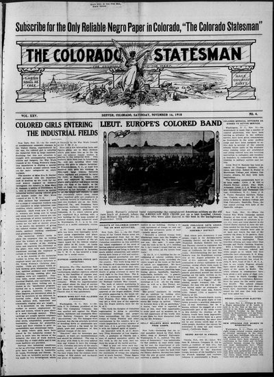 Colorado Statesman, Nov 16, 1918