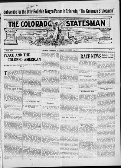 Colorado Statesman, Nov 23, 1918