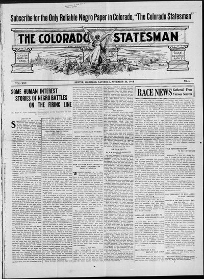 Colorado Statesman, Nov 30, 1918