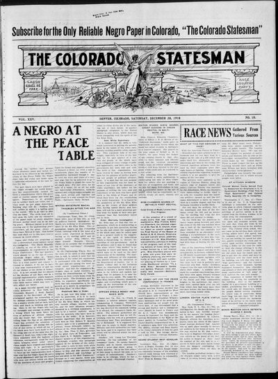 Colorado Statesman, Dec 28, 1918
