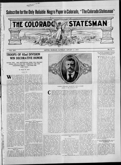 Colorado Statesman, Jan 11, 1919