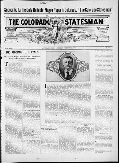 Colorado Statesman, Feb 8, 1919