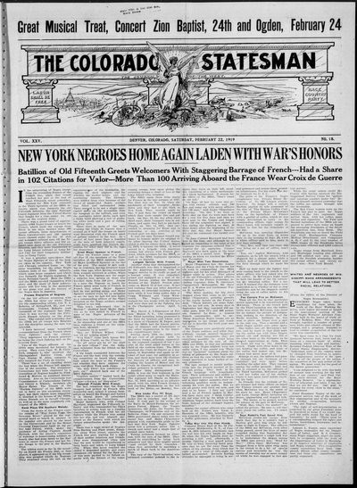 Colorado Statesman, Feb 22, 1919