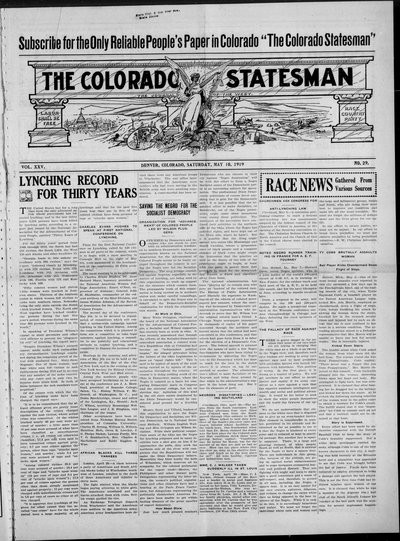 Colorado Statesman, May 10, 1919