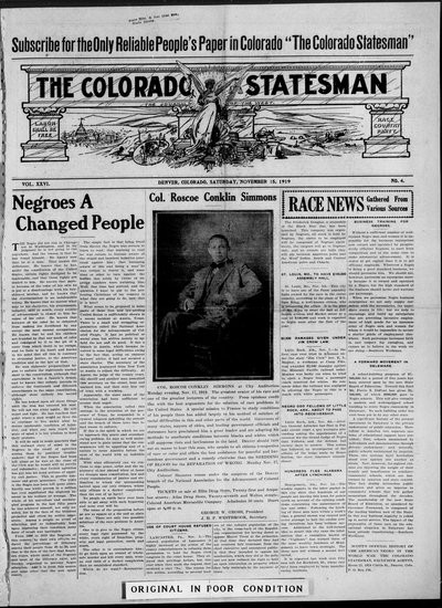 Colorado Statesman, Nov 15, 1919