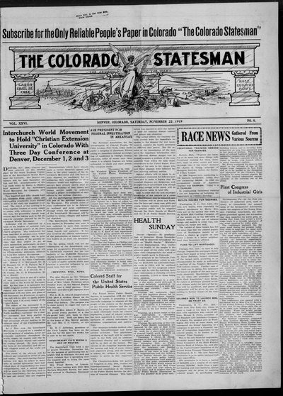Colorado Statesman, Nov 22, 1919