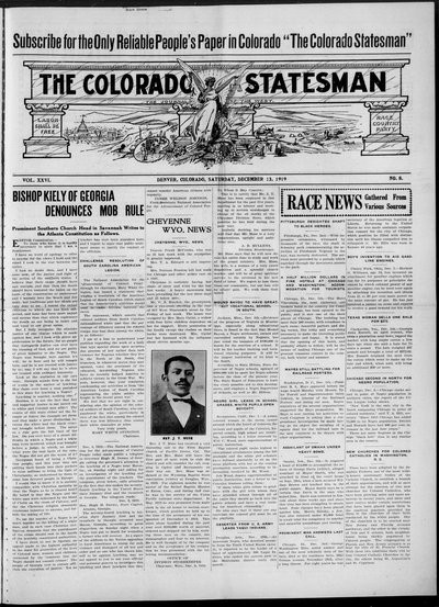 Colorado Statesman, Dec 13, 1919