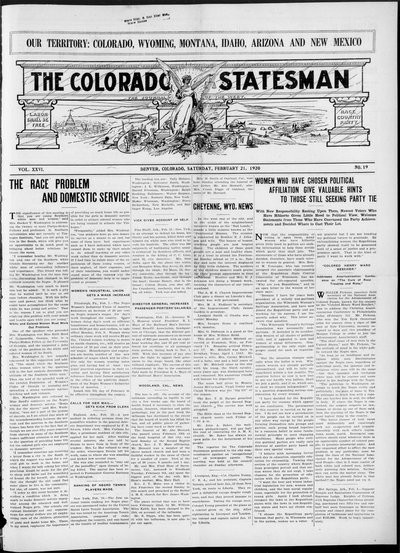 Colorado Statesman, Feb 21, 1920