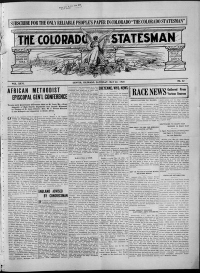 Colorado Statesman, May 22, 1920