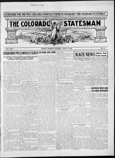 Colorado Statesman, Jun 12, 1920