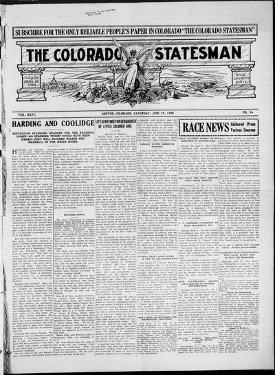 Colorado Statesman, Jun 19, 1920