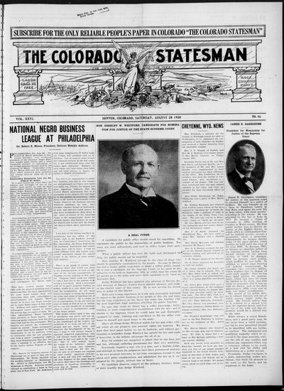Colorado Statesman, Aug 28, 1920