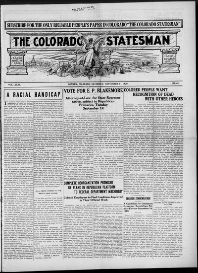 Colorado Statesman, Sep 11, 1920