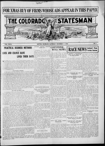 Colorado Statesman, Dec 11, 1920