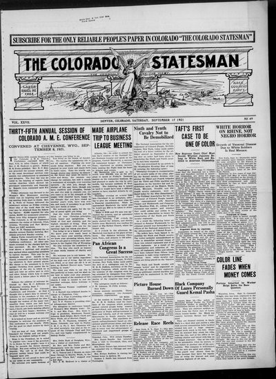 Colorado Statesman, Sep 17, 1921
