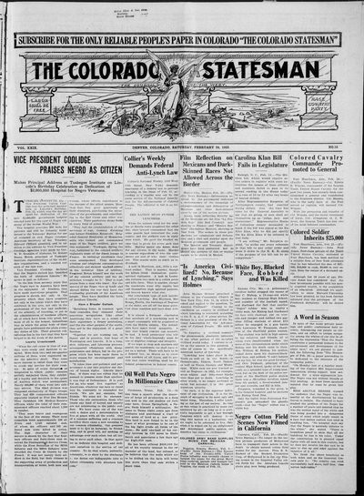 Colorado Statesman, Feb 24, 1923